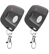 CreaCity 2 for 300 MHz Multicode Linear Garage Door Gate Opener Remote Control with 10 DIP Switch...