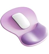 Mouse Pad with Wrist Rest,Ergonomic Mouse Pad with Comfortable Gel Wrist Rest Support and Non-Sli...