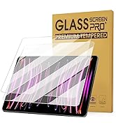 Junfire [2 Packs] Matte Tempered Glass Screen Protector for iPad Pro 12.9 (2022/2021/2020/2018), ...