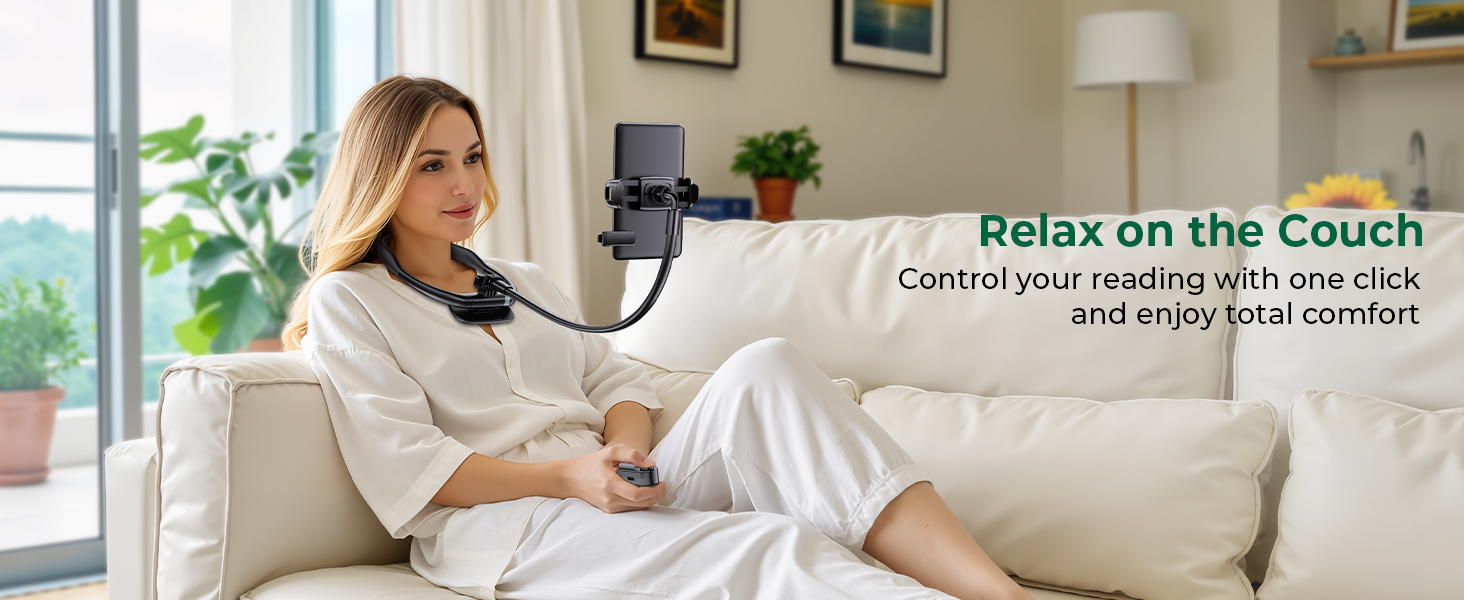 Control your reading with one click and enjoy total comfort