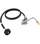 PETKAO 6FT Propane Adapter Hose, 1lb to 20lb Converter with Gas Regulator for Blackstone 17