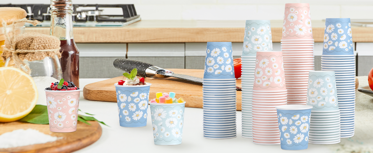small paper cups