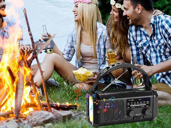 crank radio flashlight cell phone charger