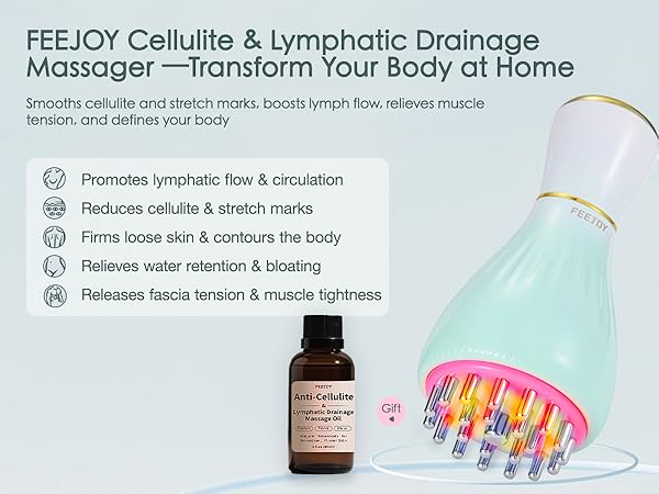 Lymphatic Drainage Massager &amp; Cellulite Massage Tool