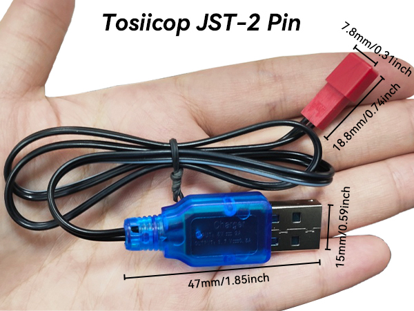 3.7V Lipo Battery Charger JST 2P Cable66