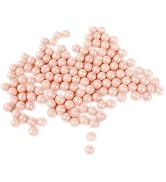 O'Creme Pink-Ivory Edible Sugar Pearls Cake Decorating Supplies for Bakers: Cookie, Cupcake &amp; Ici...