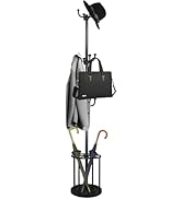 WeGXY Solid Coat Rack Freestanding, Coat Rack Stand with Umbrella Holder, Coat Tree, Coat Hanger ...