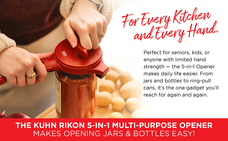 For every kitchen and every hand. Perfect for Seniors and Arthritis