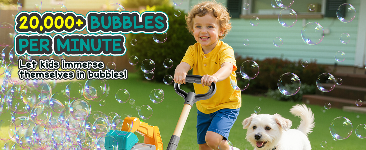 Bubble Machine for Toddlers 3-6