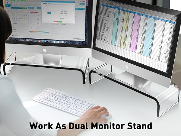 Acrylic Monitor Stand