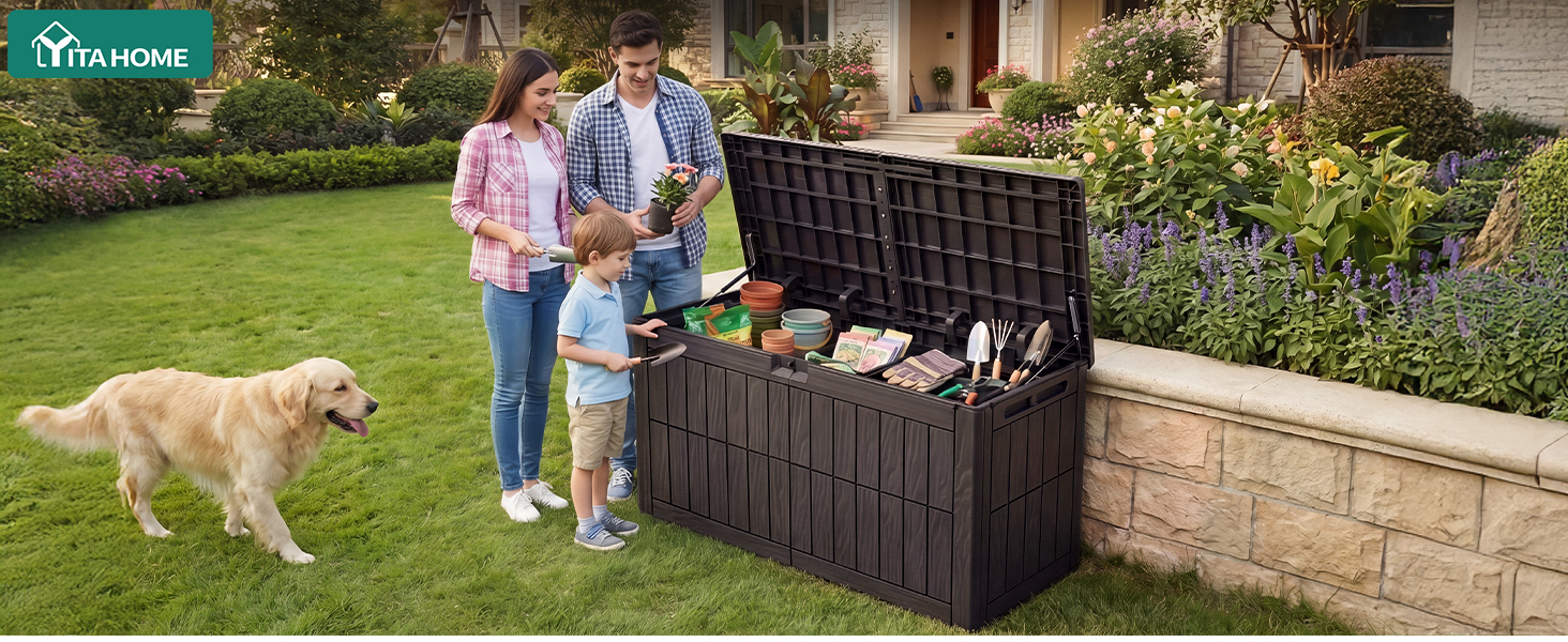 110 gallon deck box