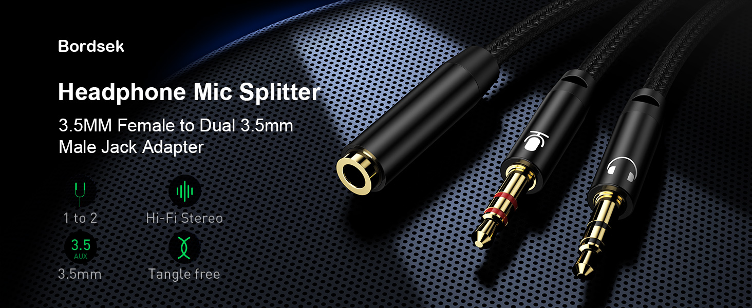 headphone mic splitter for PC