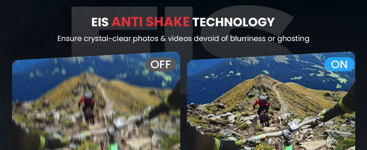 action camera with EIS