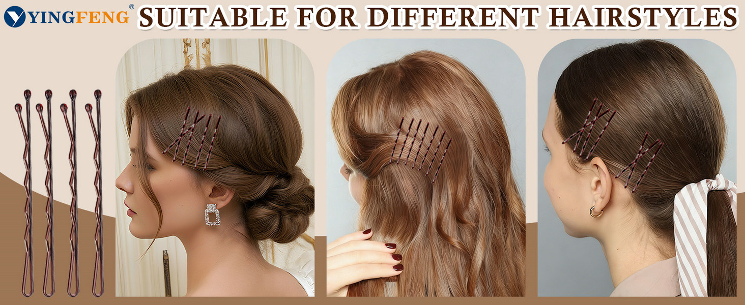bobby pins for ash brown hair