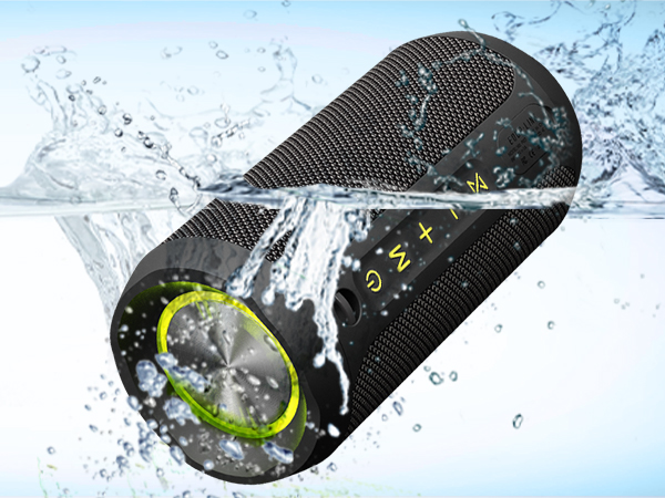 Black Waterproof Bluetooth Speaker