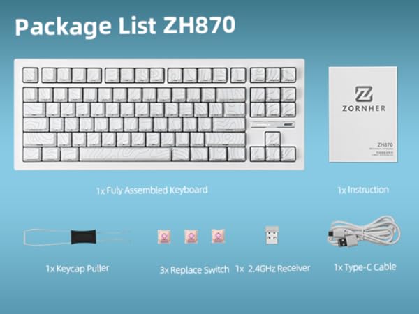 zornher mechanical keyboard