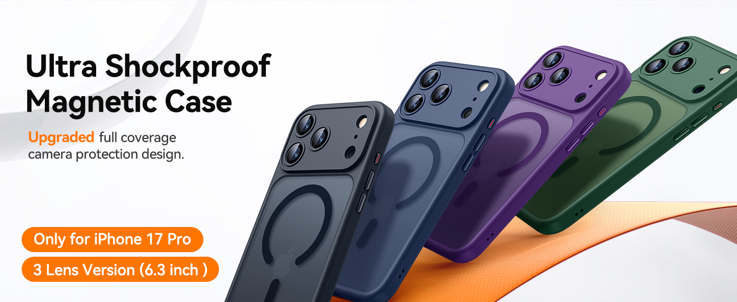 Full Camera Protection Compatible with iPhone 17 pro Case