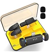 Lumasphere D602 Wireless Lavalier Microphone for iPhone/Android, Lapel Mics with USB-C Plug-Play,...