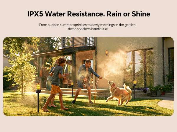 IPX5 WATERPROOF