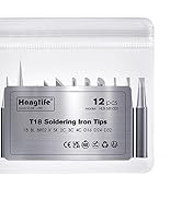 HANGLIFE T18 Soldering Iron Tips with Tip Holder for Hakko FX-888D FX-888 FX8801 FX-600, and More...