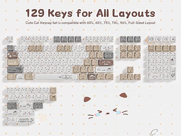 129 Keys for All Layouts