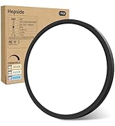 hepside 1PACK Flush Mount LED Ceiling Light Fixture Black, 12Inch 28W, Dimmable 3000K-4500K-6000K...