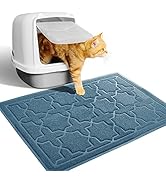 Yimobra Cat Litter Mat, 24"x20" Litter Mat with Litter Lock Mesh, Soft Cat Litter Mat Litter Trap...