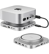 IVANKY 13-in-1 Mac mini M4 Dock, Docking Station Stand for M5, with M.2 NVMe SSD Enclosure, 4K@14...