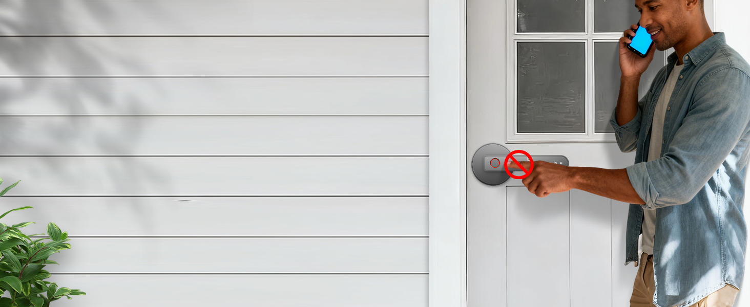 fingerprint door knob for bedroom