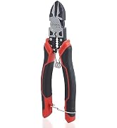 Wire Cutters, HOUSERAN Side Cutters with Wire Stripper and Crimper, 7-1/2 Inch Wire Cutters Heavy...