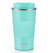 KETIEE Travel Mug 12oz: Vacuum Insulated Coffee Mug with Leakproof Lid, Travel Coffee Mug, Stainl...