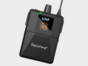 Wireless Microphone Set with Headset and Lavalier Lapel Mics