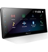 Pioneer DMH-1600NEX 6.8" Double-Din Digital Multimedia Receiver - Built in Bluetooth, Wired Apple...