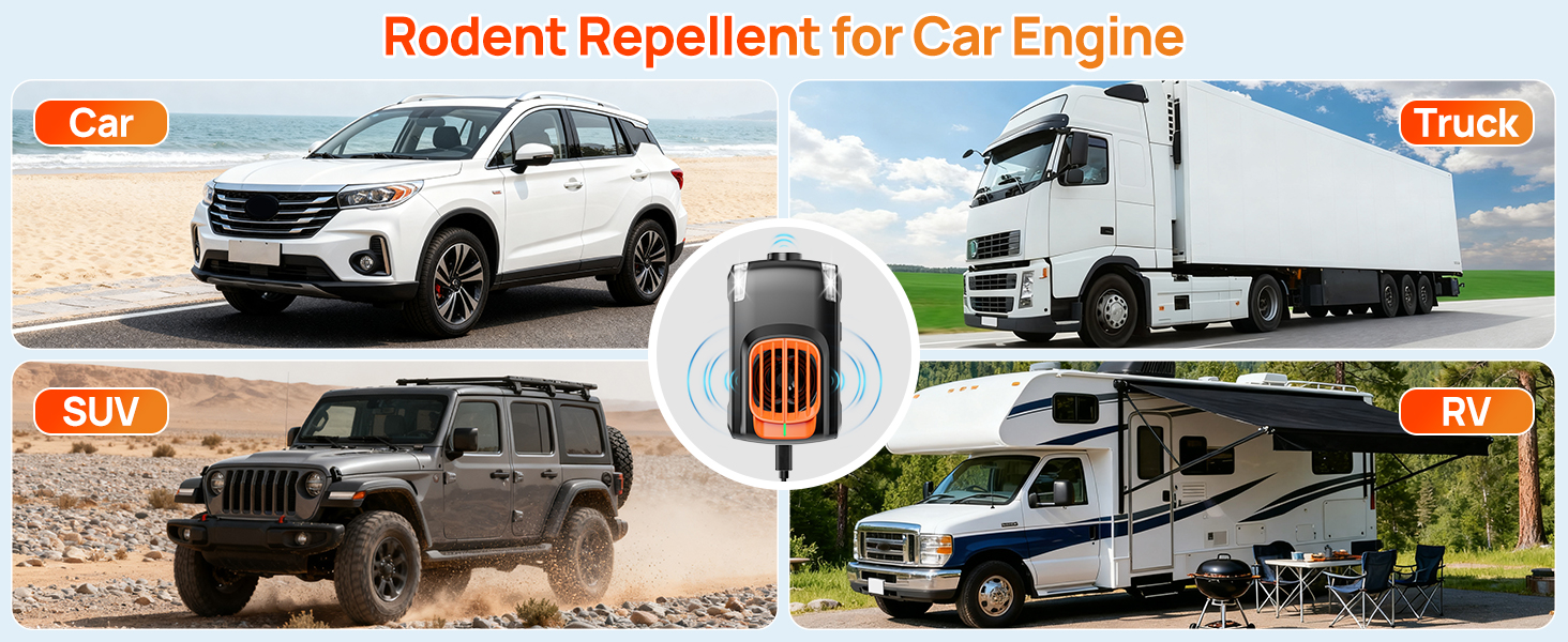 Rodent Repellent for car Engine