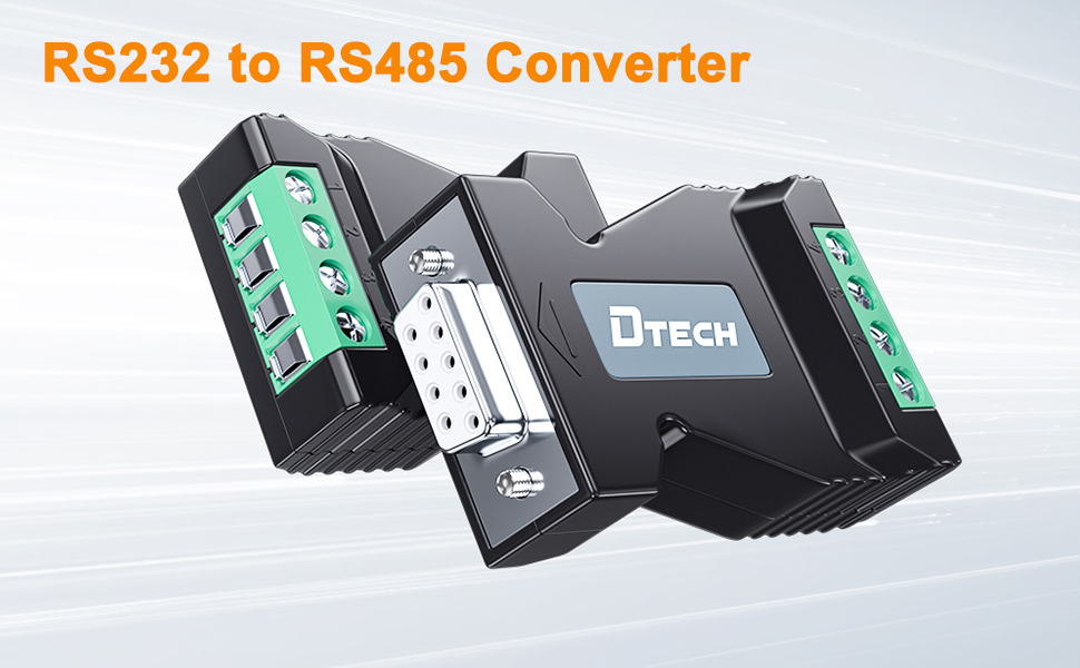Port powered RS232 to RS485 converter
