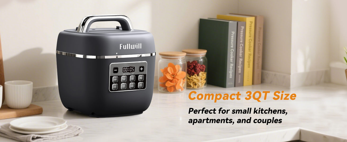 Minimize waste and free up valuable kitchen counter space compared to bulky, larger models.