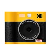 KODAK Mini Shot 3 ERA 4PASS 2-in-1 Instant Camera and Photo Printer (Yellow, Camera + Initial 8 S...