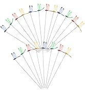 Housoutil 20pcs Simulation Dragonfly Garden Stakes Lawn Decoration Outdoor Dragonfly Decor for Patio