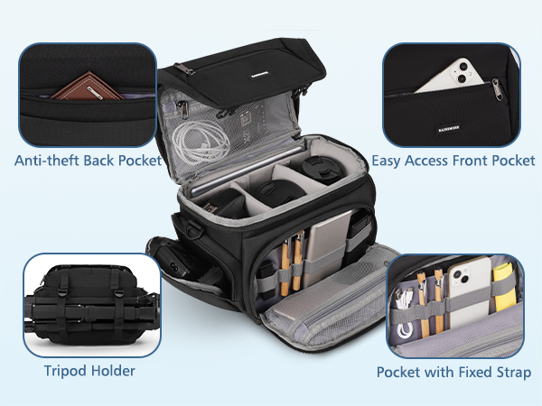 DSLR/SLR/Mirrorless Camera Sling Bag for Photographers