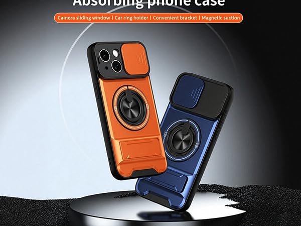 cover funda case para phone 15 case cases iphone 15 case magsafe holder stand apple women iohone