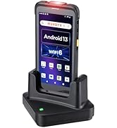 MUNBYN 2024 Android 13 Banrcode Scanner with 5.5" Full Screen &amp; Dock Charger, Equip with Zebra SE...