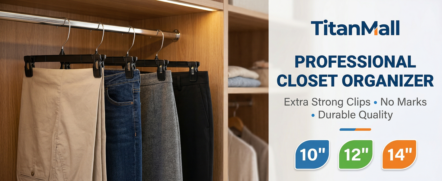 black pants hangers