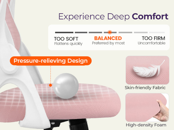 Bionic-Curved Design Chair for Support