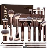 MAGEFY Makeup Brushes 26-in-20 Professional Makeup Brush Set Double-End Make Up Brushes for Powde...