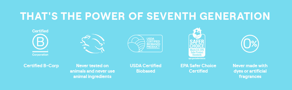 Seventh Generation Certifications. That&amp;amp;#39;s the power of Seventh Generation.