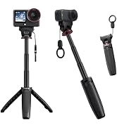 ULANZI MT99 Mini Tripod &amp; Selfie Stick for DJI Osmo Action 6/Nano, 2-in-1 Magnetic Quick-Release ...