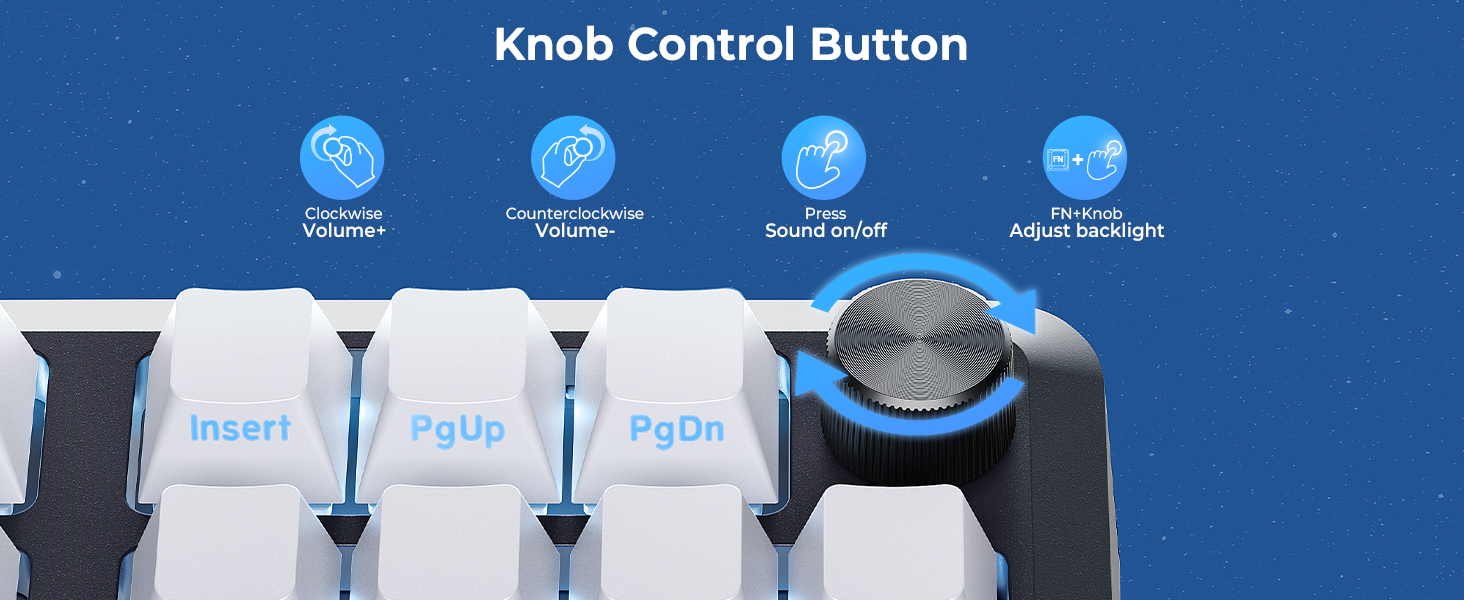 knob control button