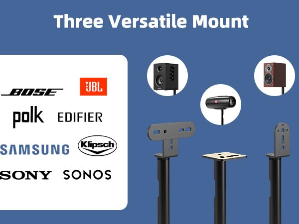 three versatile mounts