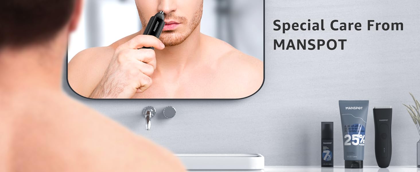 Nose and Ear Hair Trimmer for Men