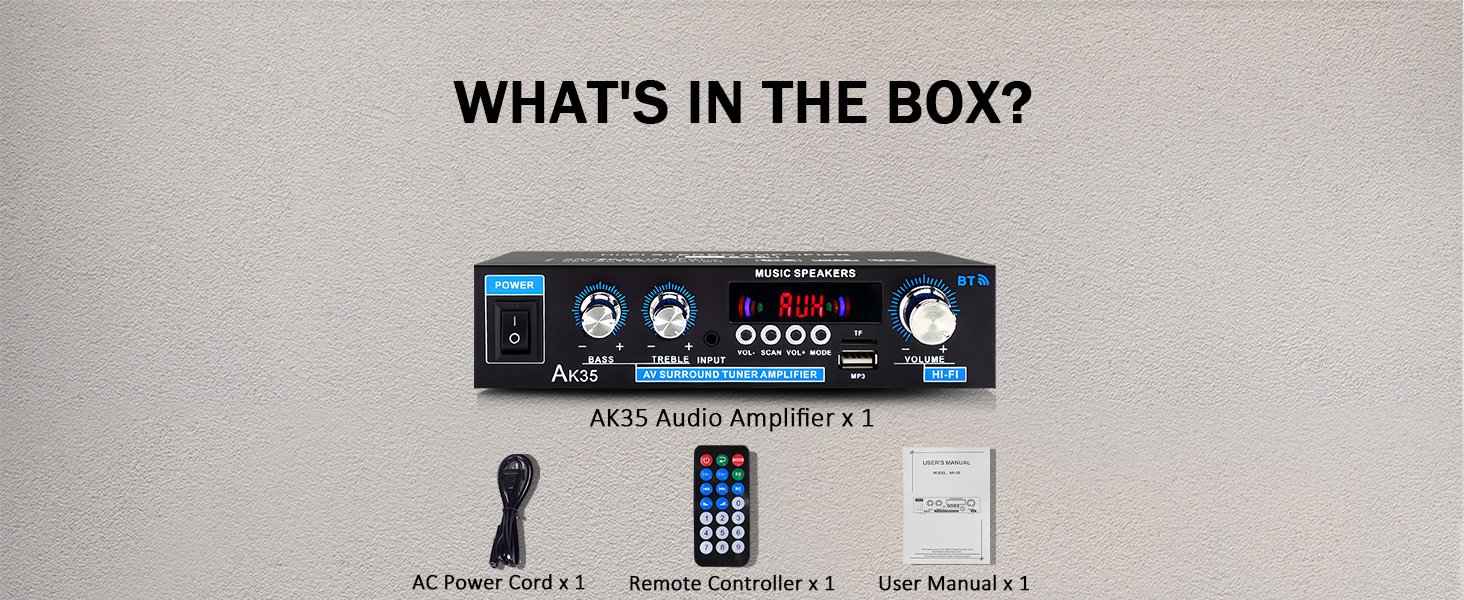 Amplifier Home Audio Stereo